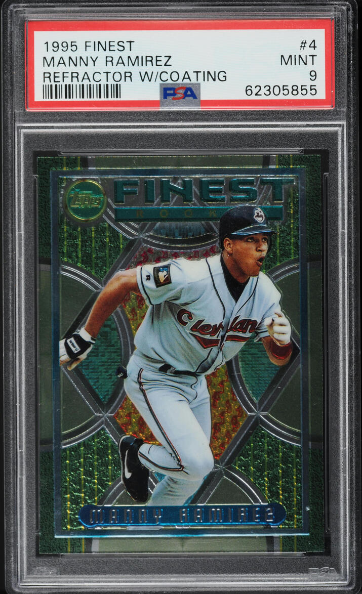 1995 Finest Manny Ramirez #4 PSA 9 MINT