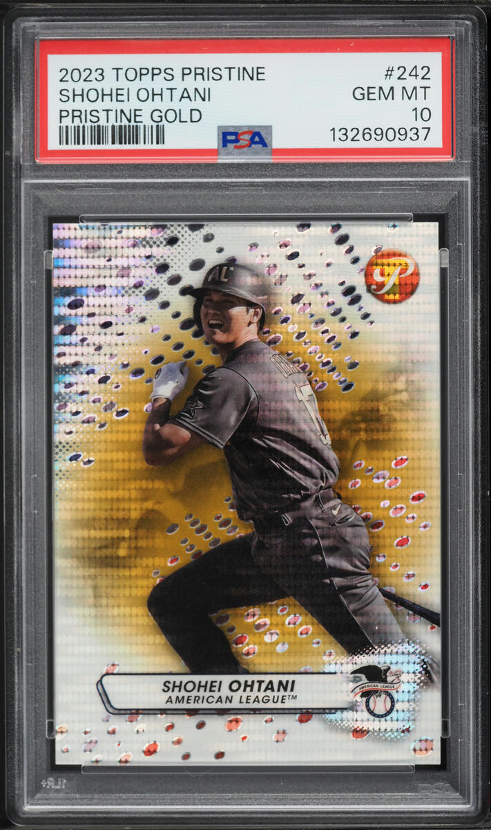 2023 Topps Pristine Gold Shohei Ohtani /50 #242 PSA 10 GEM MINT