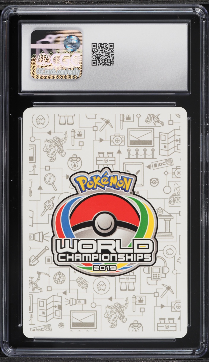 2019 Pokemon World Championships Decks Fire Box Kaya Lichtleitner Dedenne GX #57 CGC 5.5 EX+