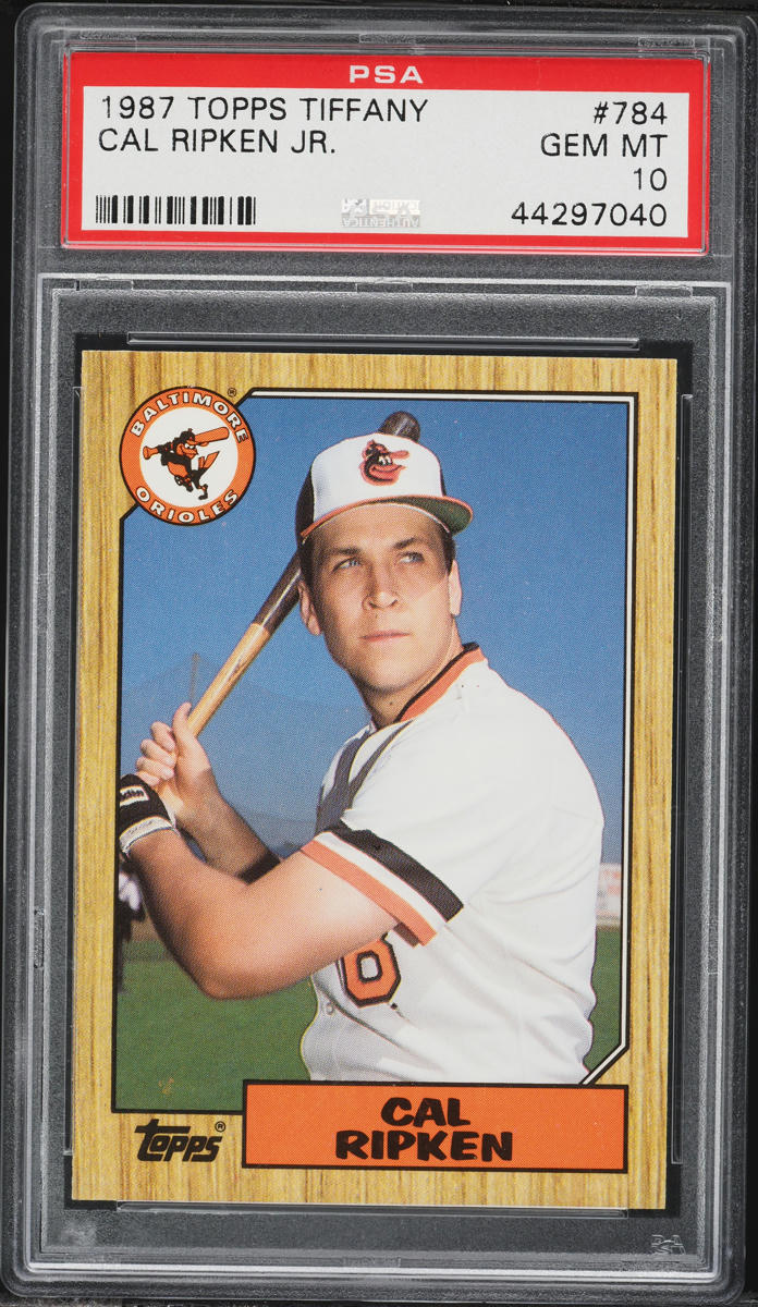 1987 Topps Tiffany Cal Ripken Jr. #784 PSA 10 GEM MINT