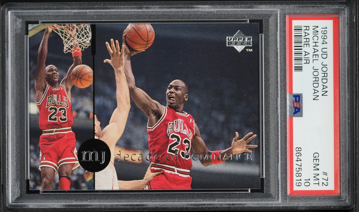 1994 Upper Deck MJ Rare Air Michael Jordan #72 PSA 10 GEM MINT