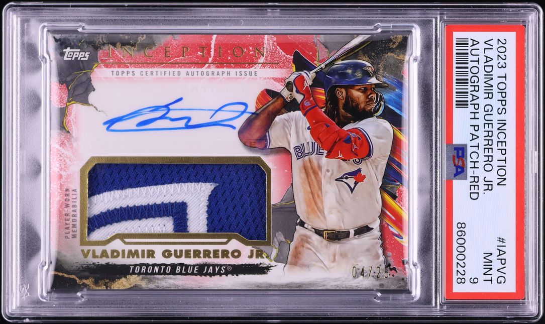 2023 Topps Inception Red Vladimir Guerrero Jr. PATCH AUTO