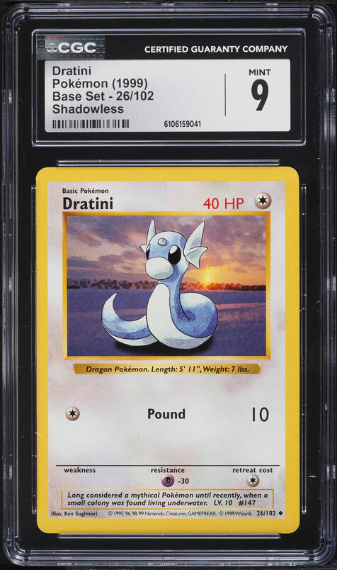 2000 Pokemon Korean Base Set 1st Edition Dratini #26 PSA 10 GEM