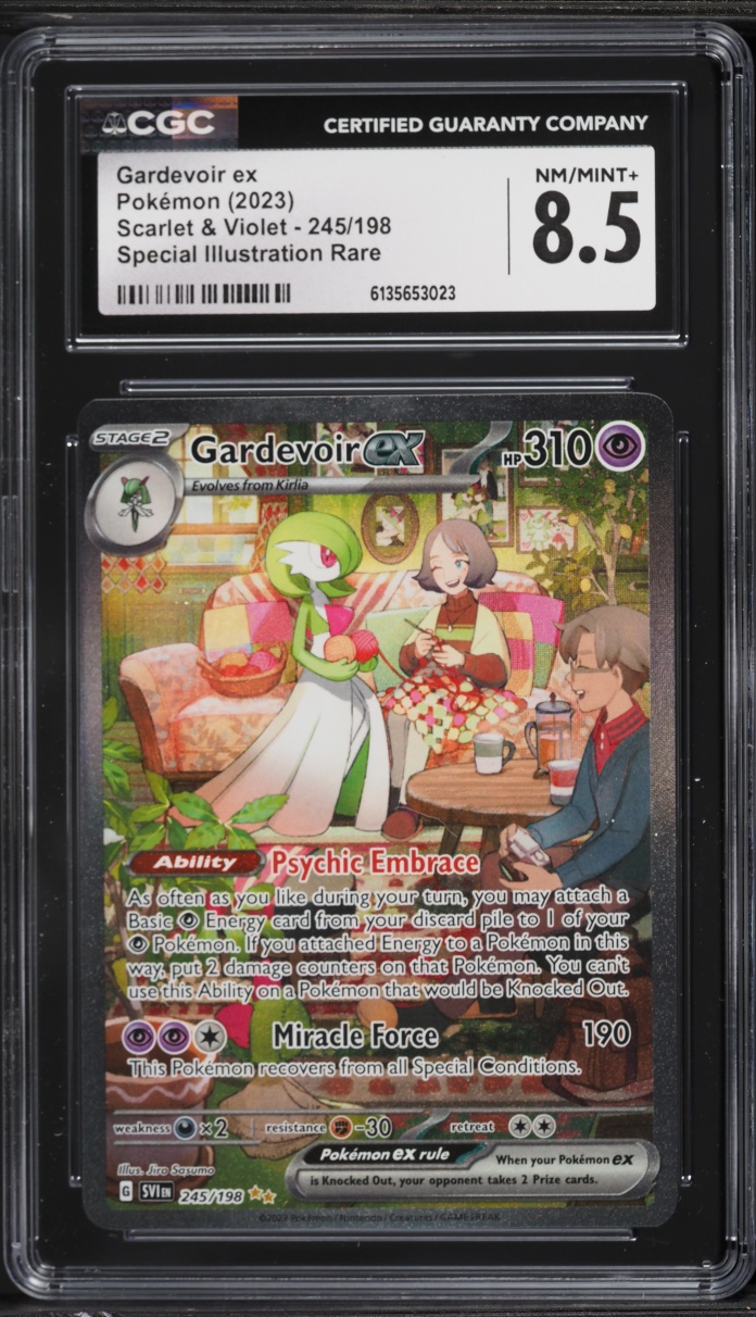 2023 Pokemon Scarlet & Violet SIR Gardevoir EX #245 CGC 8.5 NM-MT+