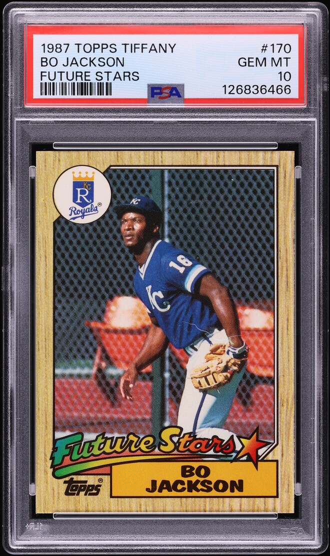 1987 Topps Tiffany Future Stars Bo Jackson ROOKIE #170 PSA 10 GEM MINT - Photo 1