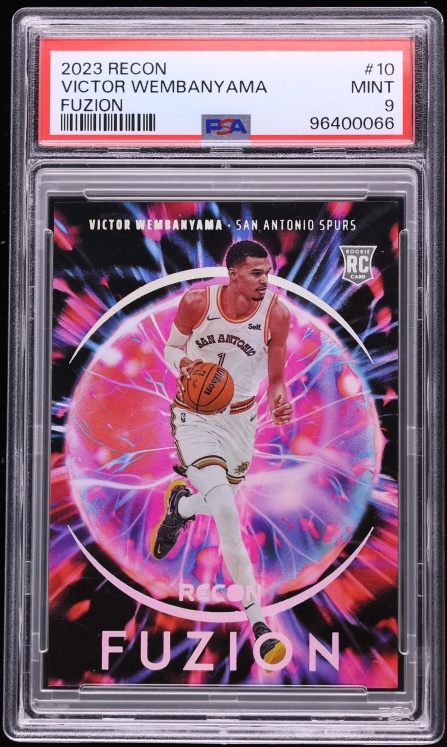 2023 Panini Recon Fuzion Victor Wembanyama ROOKIE #10 PSA 9 MINT