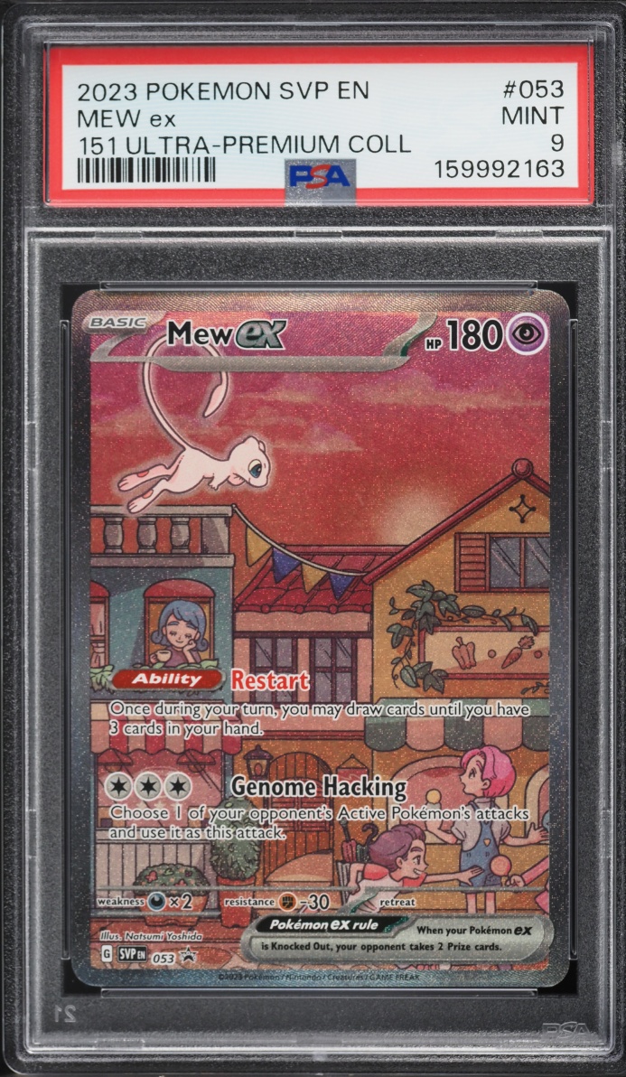 2023 Pokemon Scarlet & Violet Promo 151 Ultra Premium Collection Full Art Mew ex #53 PSA 9 MINT