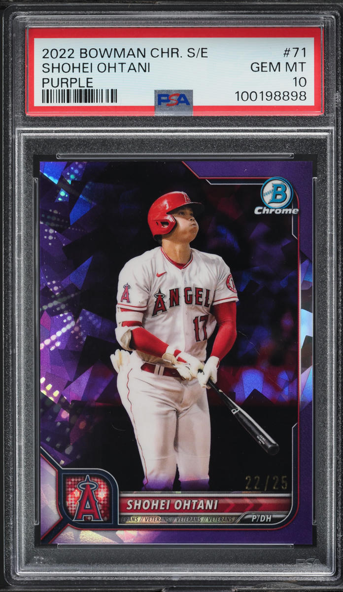 【PSA9鑑定品】大谷翔平2022 Bowman Chrome Sapphire PSA9鑑定品】大谷翔平2022 Bowman Chrome Sapphire - メルカリ