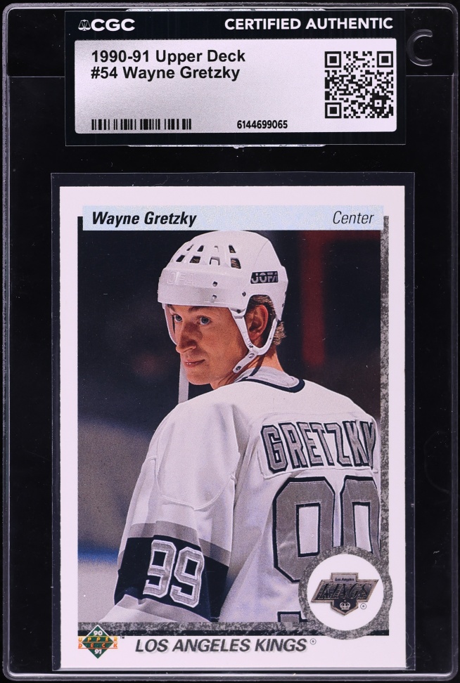 1990 Upper Deck Hockey Wayne Gretzky #54 CGC AUTH
