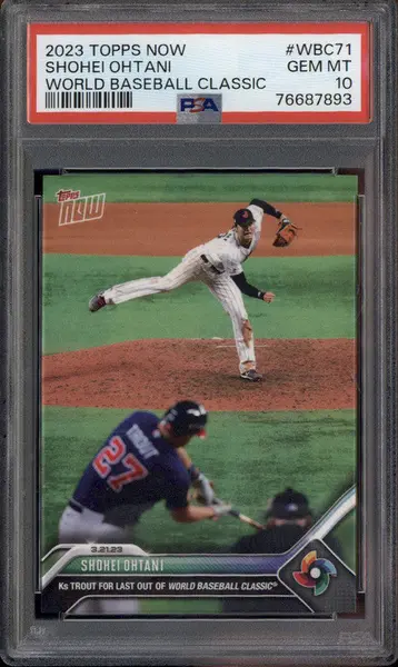 2023 Topps Now World Baseball Classic Shohei Ohtani #WBC-71