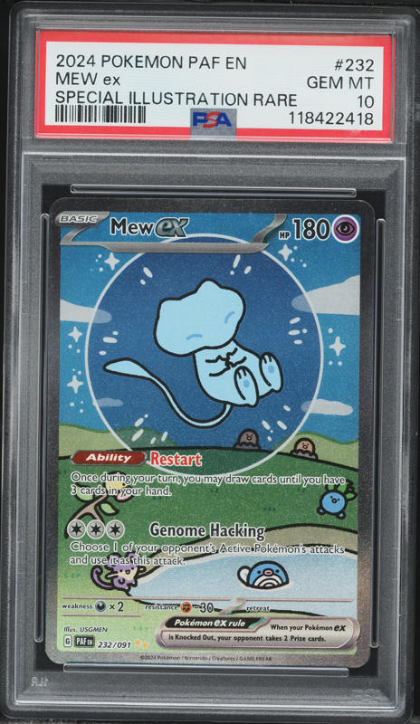 2024 Pokemon Korean Scarlet & Violet Shiny Treasure Ex SAR Mew Ex