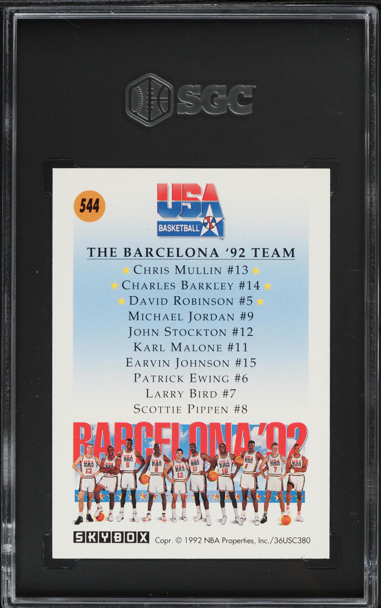 1991 Skybox U.S. Olympic Team Barcelona '92 #544 SGC 8.5 NM-MT+