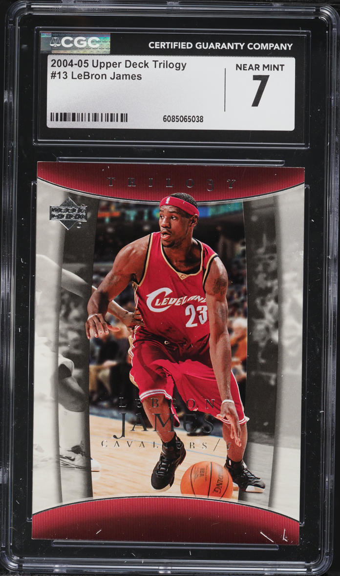 2004 Upper Deck Trilogy LeBron James #13 CGC 7 NRMT