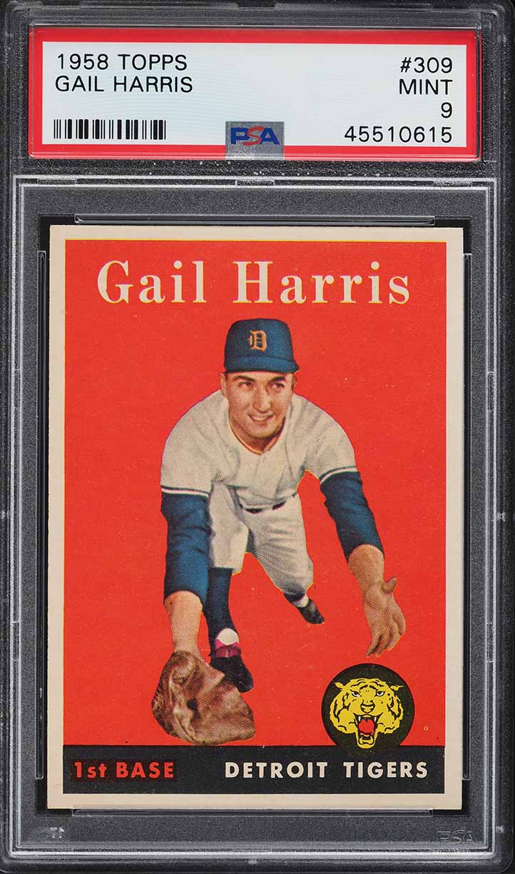 1958 Topps Gail Harris #309 PSA 9 MINT