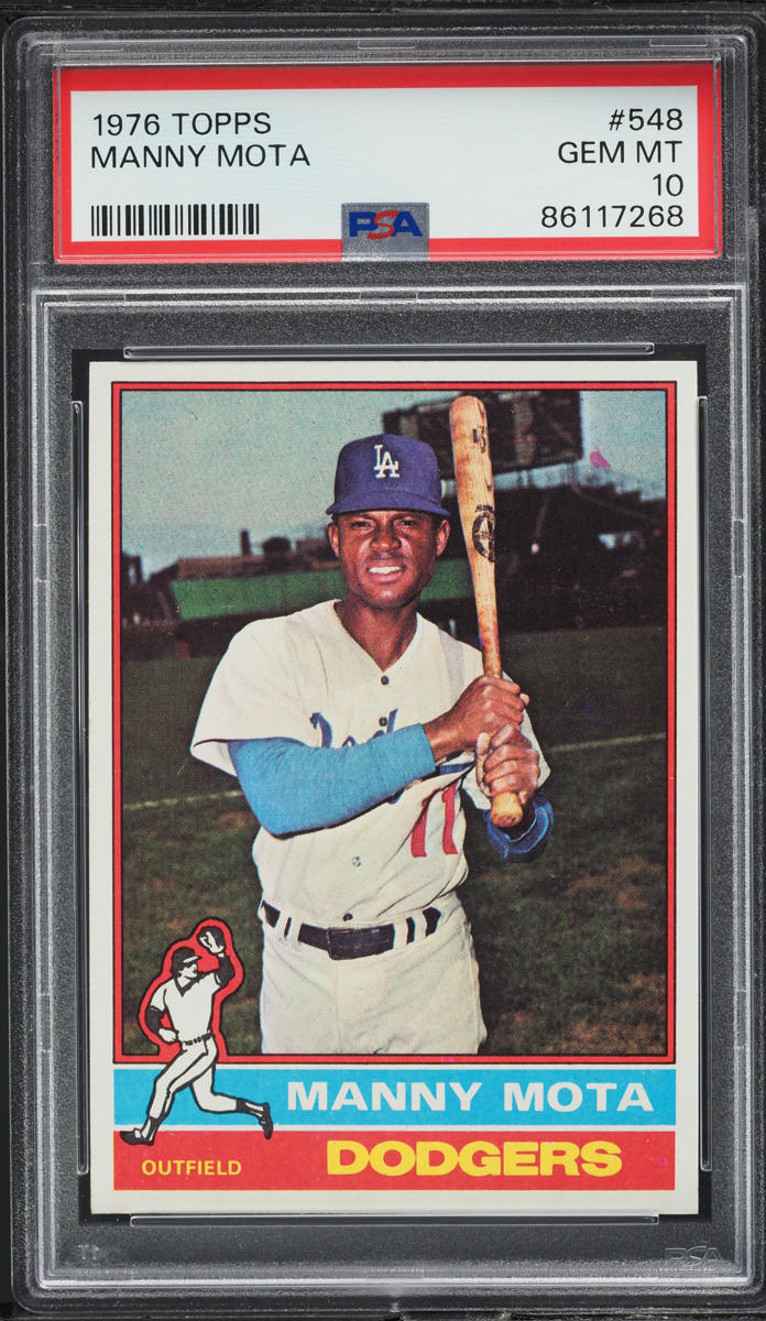 1976 Topps Manny Mota #548 PSA 10 GEM MINT
