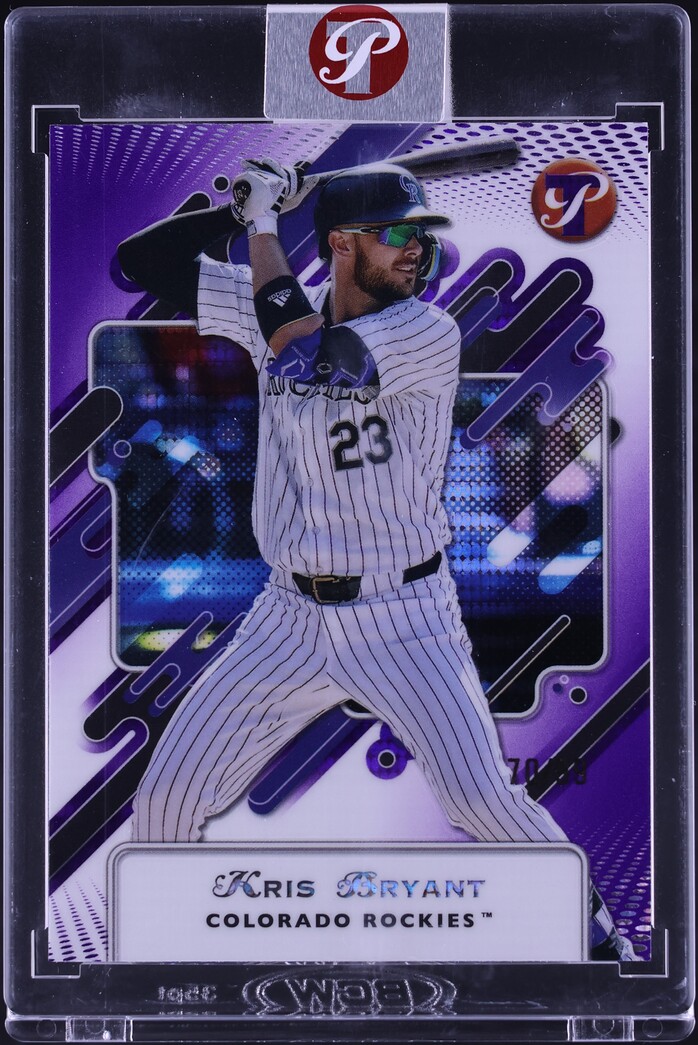 2025 Topps Pristine Purple Refractor Kris Bryant /99 #181
