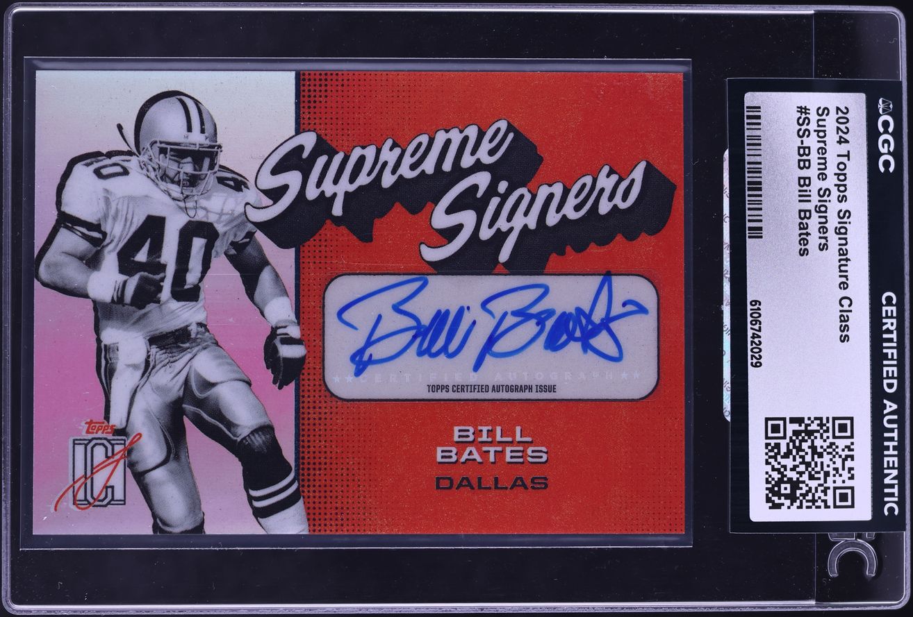 2024 Topps Signature Class Supreme Bill Bates AUTO #SS-BB CGC AUTH