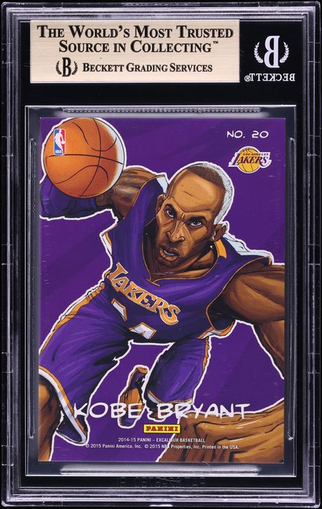 2014 Panini Excalibur Kaboom! Kobe Bryant #20 BGS 9.5 GEM MINT