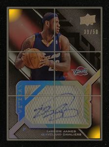 NBAカード　UD BLACK Quad auto patch 5枚限定 NBAカードUD BLACK Quad auto patch 5枚限定