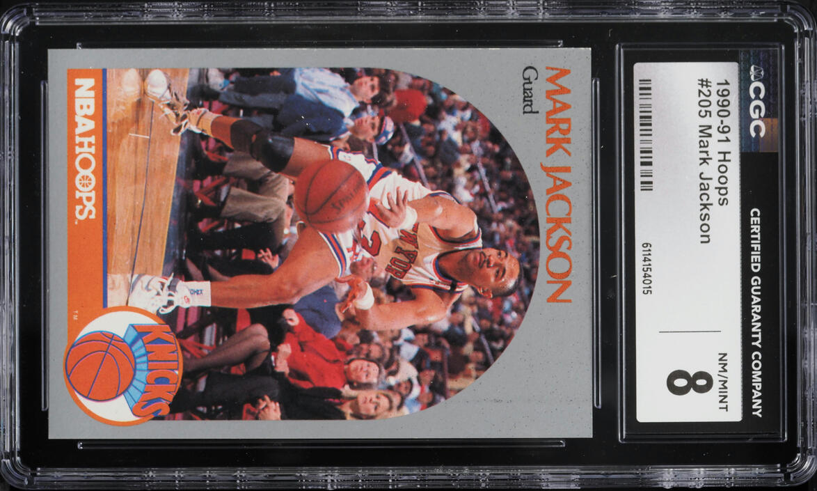 1990 Hoops Mark Jackson #205 CGC 8 NM-MT