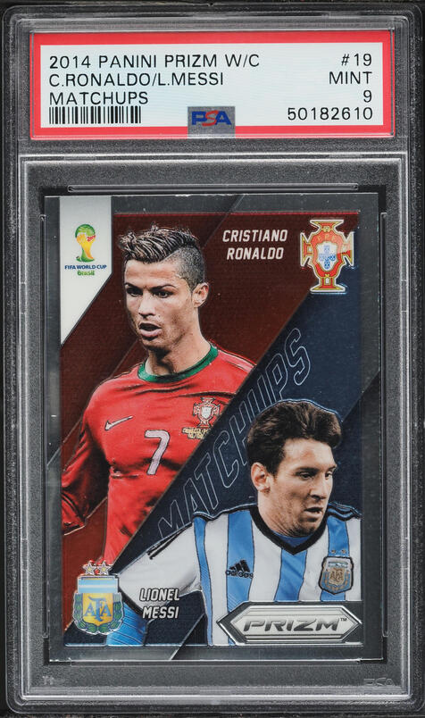 2014 Panini Prizm World Cup Matchups Cristiano Ronaldo Lionel