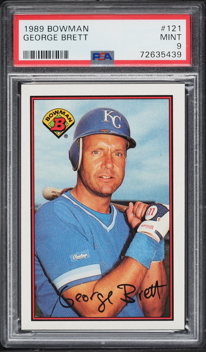 1989 Bowman George Brett #121 PSA 9 MINT