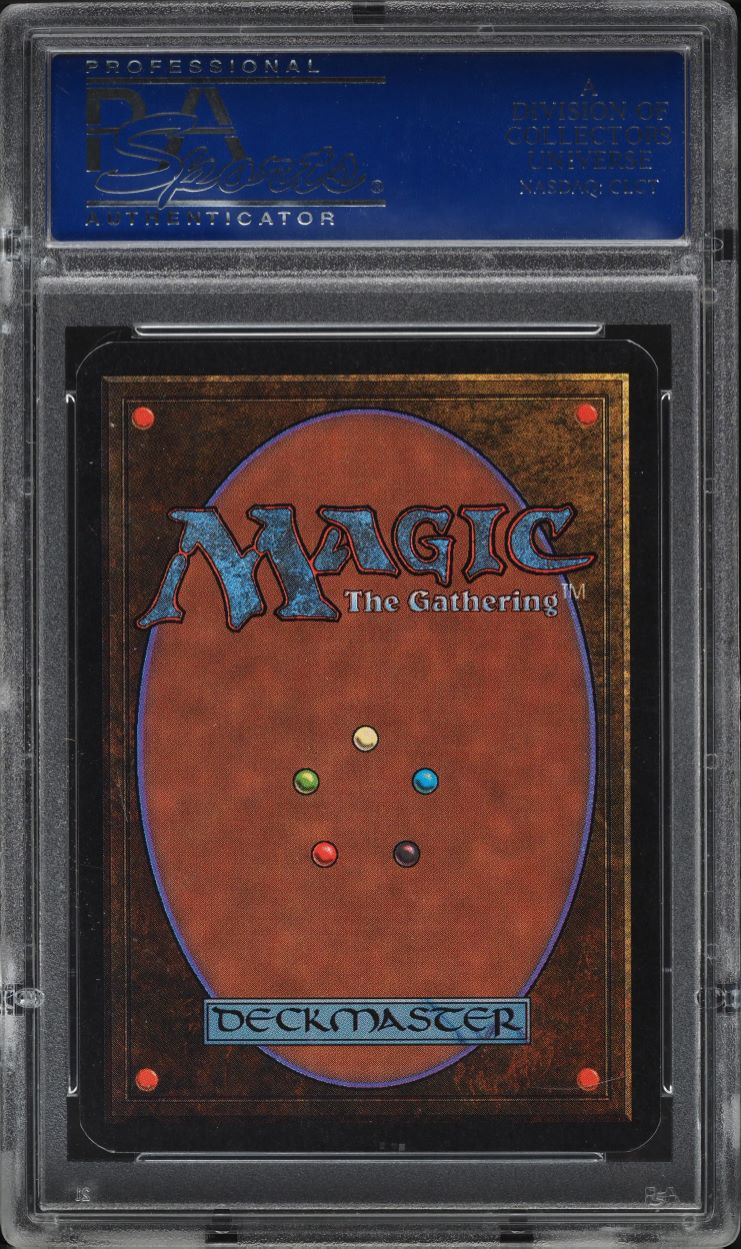 1993 Magic The Gathering MTG Alpha Dual Land Tropical Island PSA