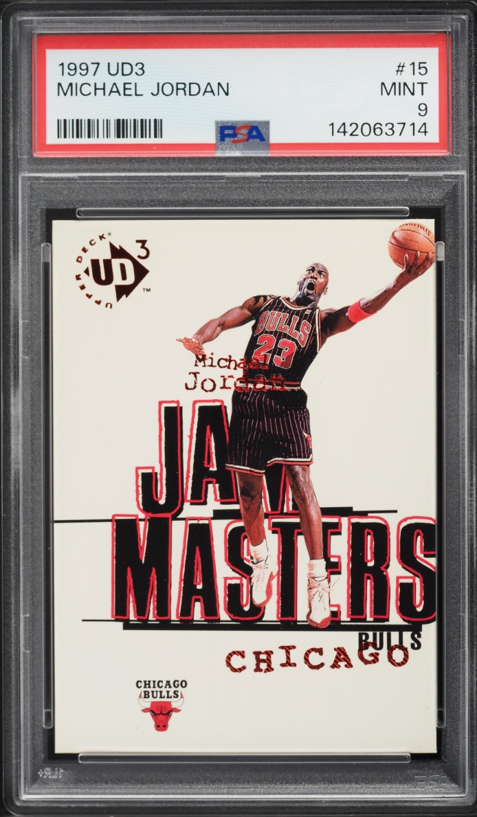1997 UD3 Basketball Michael Jordan #15 PSA 9 MINT