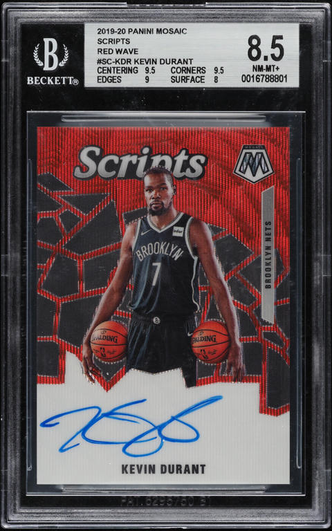 2007 Topps Chrome Kevin Durant ROOKIE #131 PSA 9 MINT on Fanatics