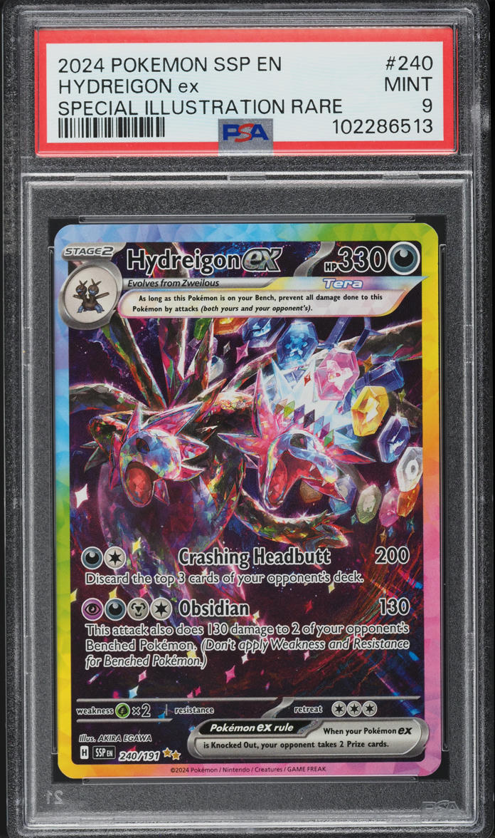 2024 Pokemon Scarlet & Violet Surging Sparks SIR Hydreigon ex #240 PSA 9 MINT