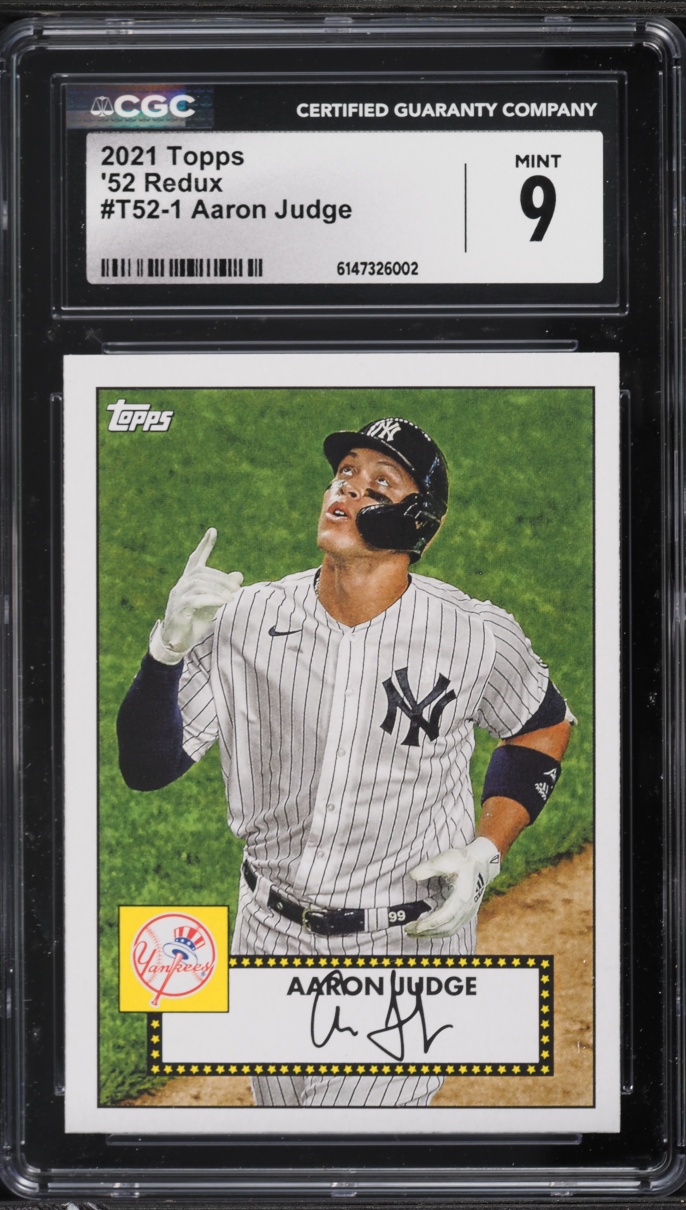 2021 Topps '52 Redux Aaron Judge #T52-1 CGC 9 MINT