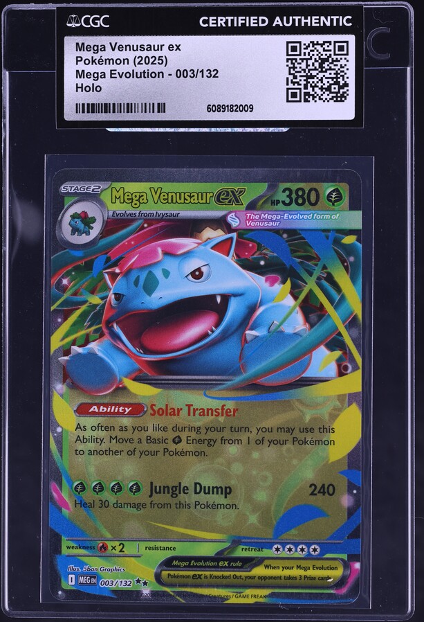 2025 Pokemon Japanese Mega Brave Full Art Mega Venusaur ex #76 PSA