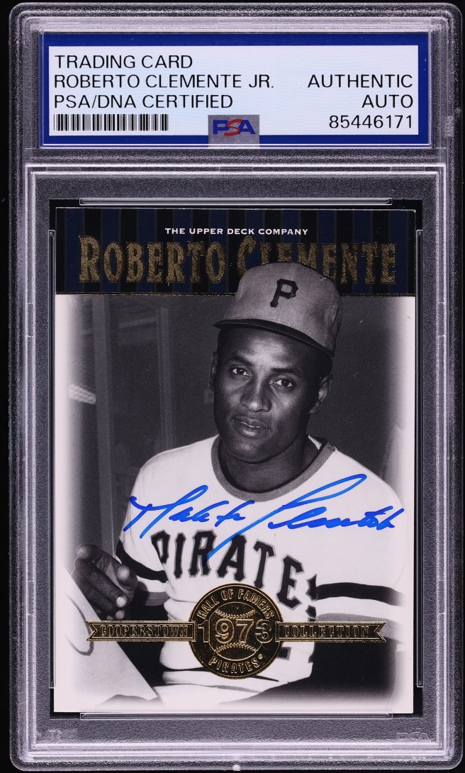 Roberto Clemente Jr. Signed Autographed Trading Card AUTO PSA/DNA AUTH