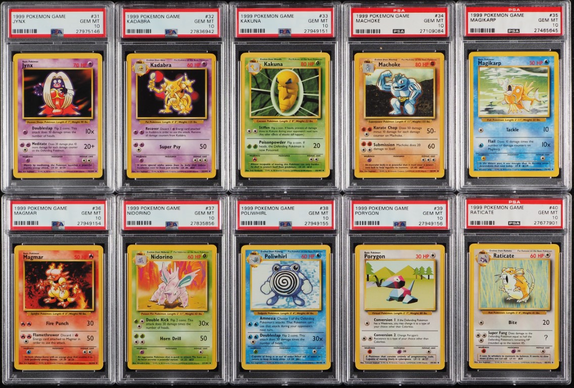 first edition pokemon cards full set 1st Edition Jungle (64/64) Complete Set 1999| TradingCardSets.Com main image 0