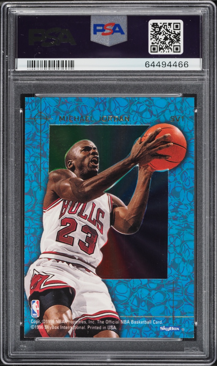 1995 Hoops Skyview Michael Jordan #SV1 PSA 8 NM-MT