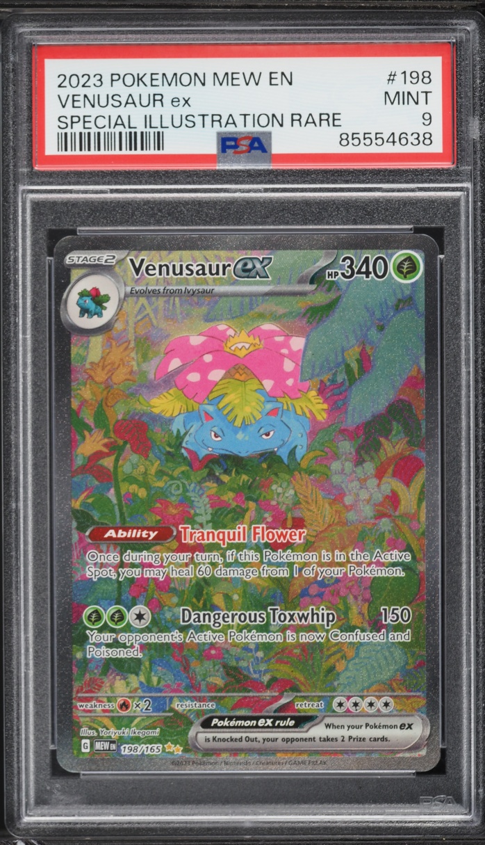 2023 Pokemon Scarlet & Violet 151 SIR Venusaur EX #198 PSA 9 MINT