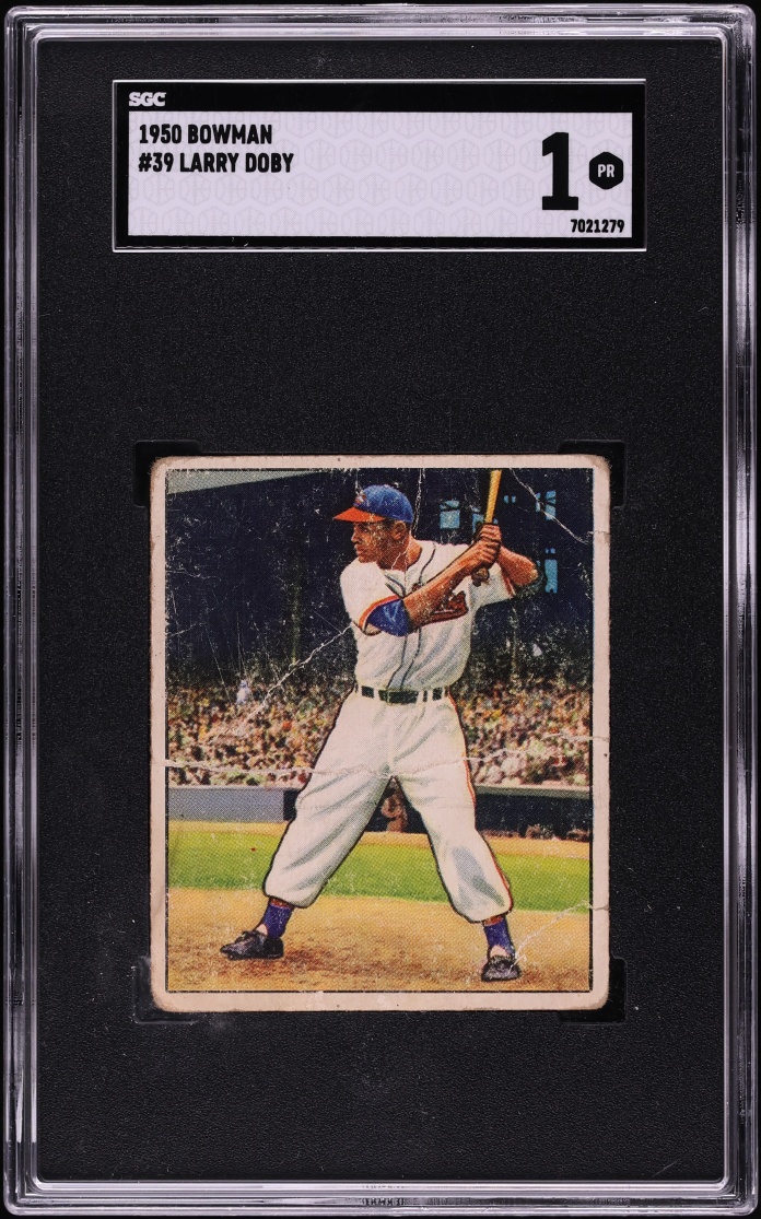 1950 Bowman Larry Doby #39 SGC 1 PR