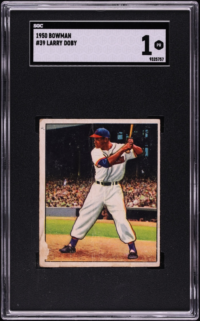 1950 Bowman Larry Doby #39 SGC 1 PR