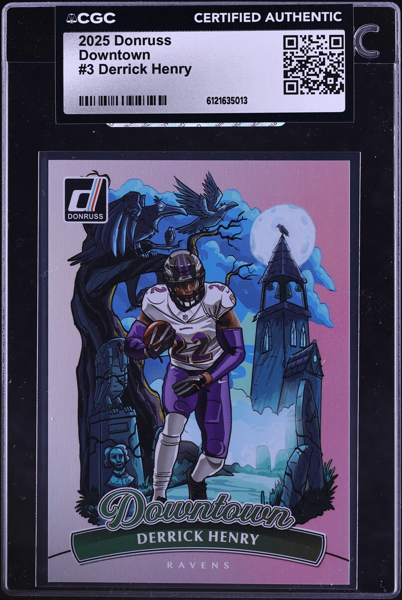 2025 Donruss Downtown Derrick Henry #3 CGC AUTH