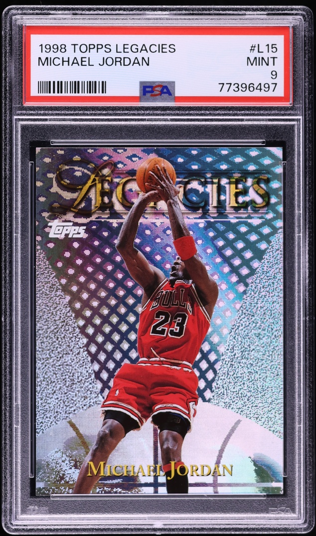 1998 Topps Legacies Michael Jordan #L15 PSA 9 MINT