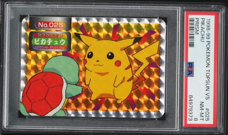 1998 Pokemon Japanese Vending Series 3 Ooyama's Pikachu #25 PSA 10