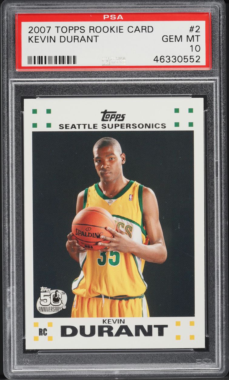 Kevin Durant Finest RC PSA 10 デュラント NBA 2006 Finest Kevin Durant | PSA CardFacts®