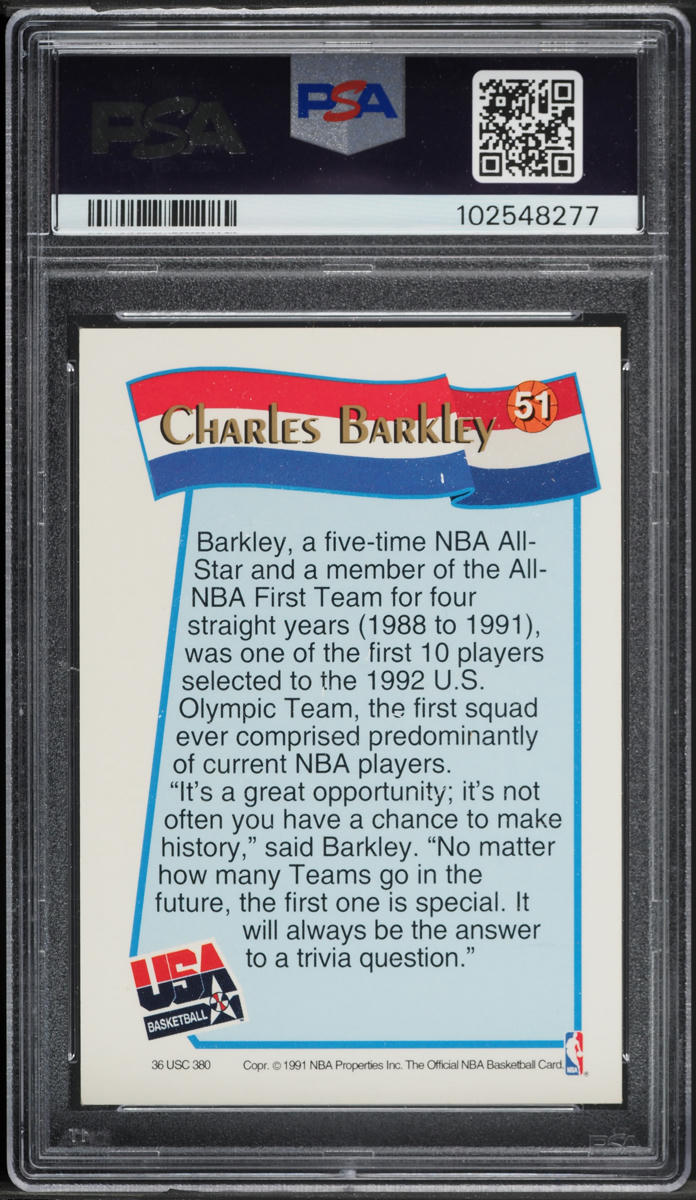 1991 Hoops McDonald's USA Charles Barkley #51 PSA 4 VGEX