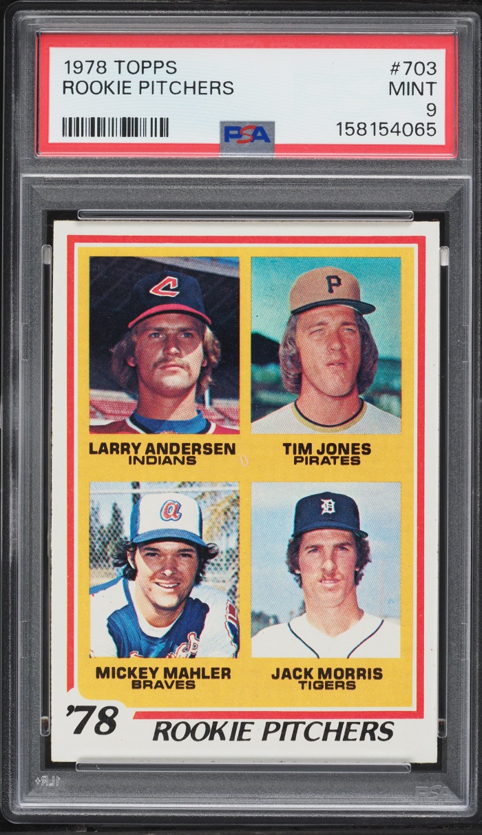 1978 Topps Jack Morris ROOKIE #703 PSA 9 MINT