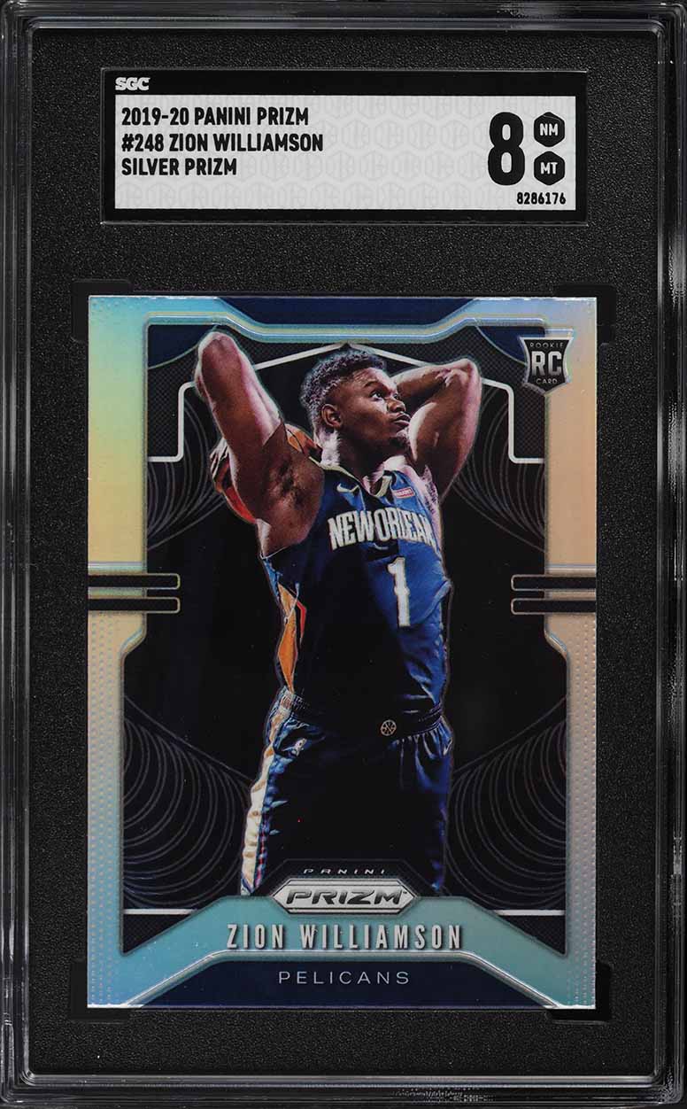 2019 Panini Prizm Zion Williamson ROOKIE #248 PSA 10 GEM MINT on
