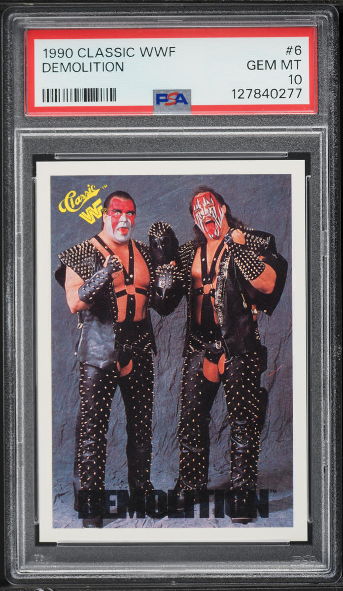 1990 Classic WWF Demolition #6 PSA 10 GEM MINT