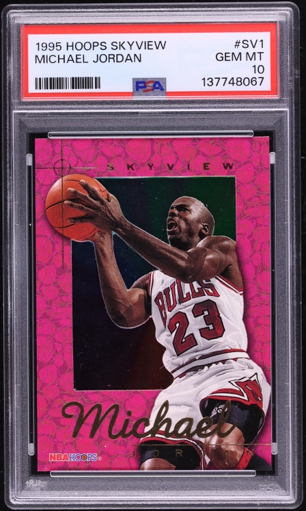 1995 Hoops Skyview Michael Jordan #SV1 PSA 10 GEM MINT