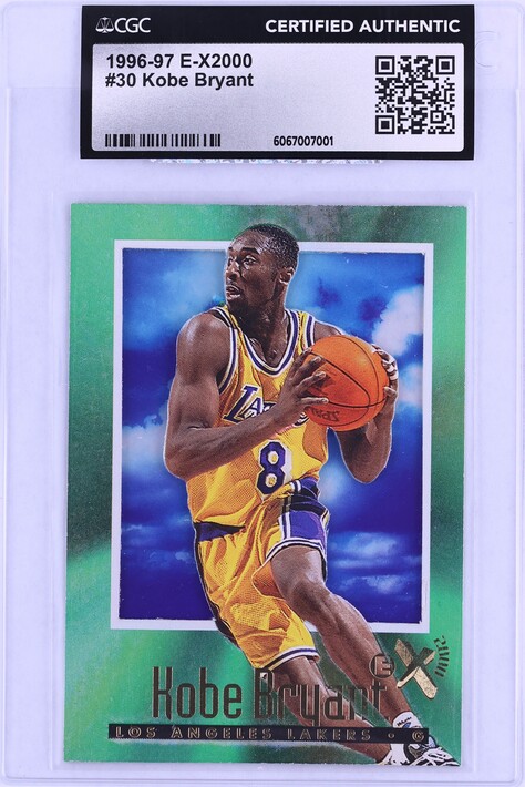 1996 Skybox E-X2000 Star Date 2000 Kobe Bryant ROOKIE #3 PSA
