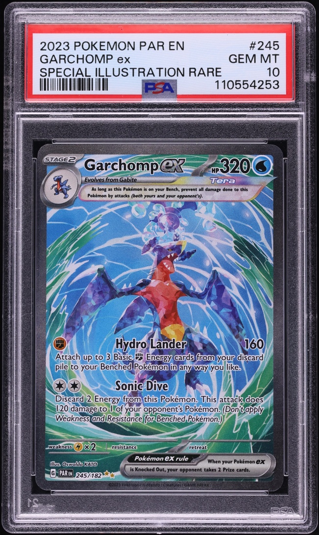 2023 Pokemon Scarlet & Violet Paradox Rift SIR Garchomp ex #245 PSA 10 GEM MINT