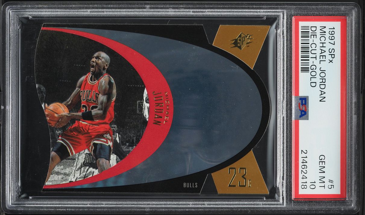 1997 SPx Gold Die-Cut Michael Jordan #SPX5 PSA 10 GEM MINT